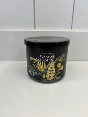 Vela Goose Creek 3 pavios coleção selva manga sol 14,5 oz nova - Imagem 1 de 4