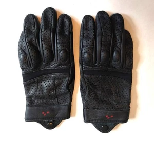CAN-AM Women's Leather Motorcycle Riding Gloves, Black, Size M, Pre-Owned - Bild 1 von 6