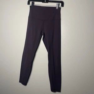 Leggings Lululemon Align 25 pulgadas color ciruela 25 en entrepierna, talla 6 bolsa plus - Imagen 1 de 7