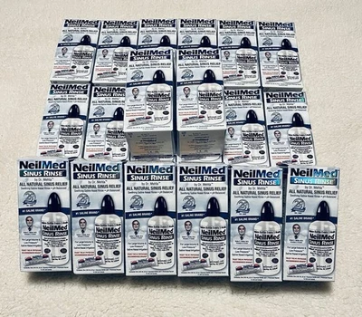 Lote 20 Cajas Selladas NeilMed Enjuague Sinusal Paquete Inicial Botellas 8oz Paquete EXP 2029 Foto 1 de 4