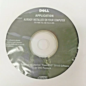 N.I.B. Dell Application CD 0Y939C Y938C PowerDVD DX 8.0 Software - Picture 1 of 2