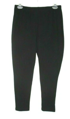 Mujeres con Control Leggings PM Negro Tejido Pull On Elástico A235952 Mujeres Xi8 Foto 1 de 4