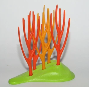 Playmobil Green Platform Ocean orange/yellow Pond Water Cattail vegetation - C30 - Picture 1 of 3