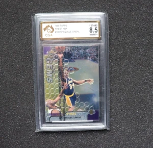 1999 Topps Finest NBA #106 Shaquille O'Neal GRADED 8.5 NM/MT+ CGA - Picture 1 of 2