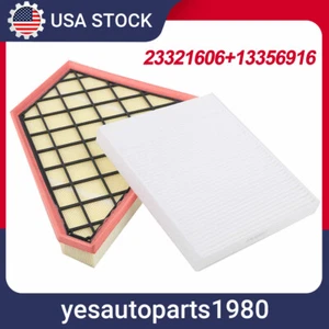 Filtro de aire del motor y filtro de aire de cabina para 17-23 Cadillac XT5 GMC Acadia 23321606 - Imagen 1 de 18