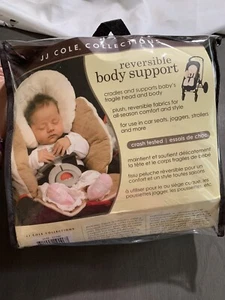 JJ Cole Carseat Stroller Cushion Reversible Body Support KHAKI - Picture 1 of 6