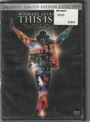 New Michael Jackson This Is It Exclusive Limited Edition 2-Disc 2009 DVD  - Image 1 of 2