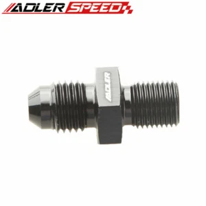 ADLERSPEED -4AN 4AN Male Flare To M10 x 1.0 Metric Straight Fitting Adapter US - Picture 1 of 5