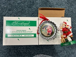 Coca Cola CHRISTMAS Around the World Ornament's  House of Lloyd Lot of 2 boxes - Picture 1 of 1