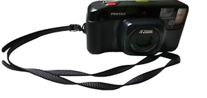 Correa negra de enfoque automático para cámara fotográfica Pentax IQZoom 60 35 mm SIN PROBAR - Imagen 1 de 9