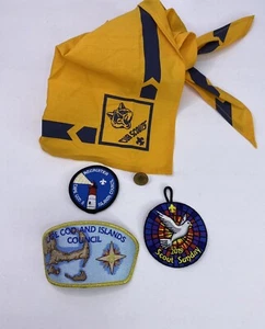 BSA Cub Scouts Scout Sunday Cape Cod Pin recruiter, Embroidered Patches Lit - Picture 1 of 9