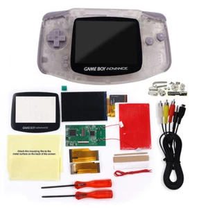 NEW Drop in IPS LCD TV OUT Mod Backlight Kit w/ Shell For Game Boy Advance GBA - Picture 1 of 32