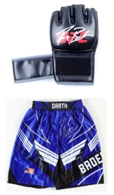 RYAN 'DARTH' BADER Signed UFC Glove & Shorts Set (Beckett) - Image 1 of 4