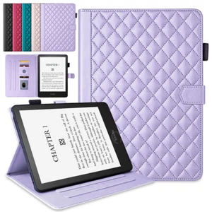 For Amazon Kindle Paperwhite 12th Gen 7" 2024 PU Leather Wallet Stand Case Cover - Picture 1 of 57