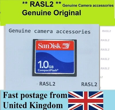 CF Compact Flash Memory Card For Digital Camera Canon EOS 350D 300D 50D 40D 30D - Image 1 of 2