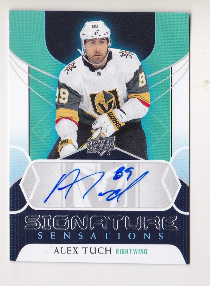 20-21 Upper Deck Alex Tuch Auto SIGNATURE SENSATIONS Buffalo Sabres 2020 - Image 1 of 1