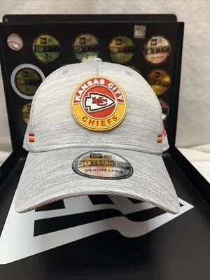 Kansas City Chiefs New Era 39Thirty “2020 Sideline” Collection Flex Fit Sz M/LG - Image 1 of 4