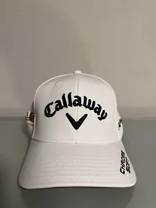 Callaway Chrome Soft Apex Rogue ST Odyssey Fitted Tour Golf Hat Cap White L/XL - Picture 1 of 7