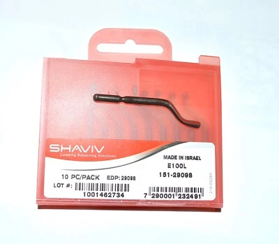 E100L High Speed Steel Left Hand Deburring Blades Shaviv EDP #29098 Pkg of 10