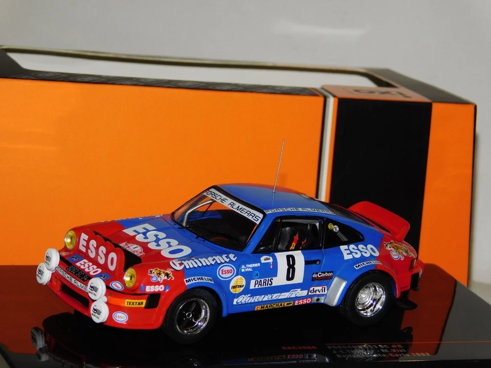 PORSCHE 911 CS ALMERAS #8 THERIER MONTE CARLO 1982 IXO RAC398A 1/43 - Immagine 1 di 1