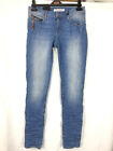 Mavi Damen Jeans Adriana Mid-Rise,Super Skinny Blau W27 L33
