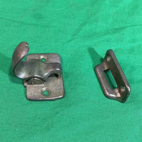 Cabinet Catch Cupboard Latch Sash Lock Cast Iron Furniture Hardware Cover