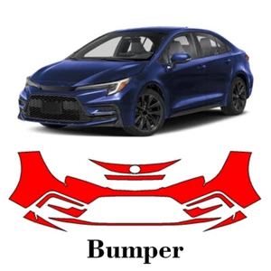 bumper PreCut PPF Paint Protection Film For Toyota Corolla SE XSE 2023-2025 - Picture 1 of 7