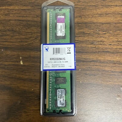 Kingston 1GB DDR2 Desktop RAM Memory PC2-4200 533MHz KVR533D2N4/1G - Image 1 of 3