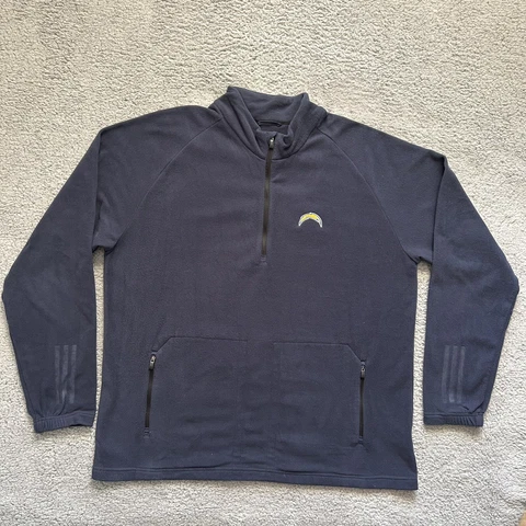 San Diego Chargers Sweater Adult Extra Large Blue Yellow NFL Football Adidas Men Cover