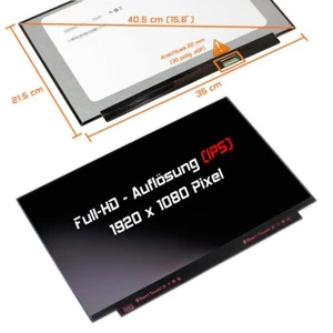 15,6" LED Display matt passend für Innolux N156HGA-EA3 Rev. C1 IPS Full-HD - Bild 1 von 1