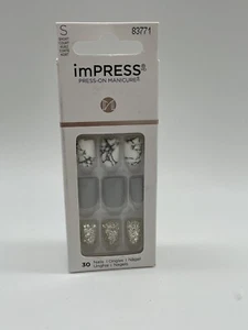 KISS imPRESS PRESS-ON MANICURE 30 Nails selbstklebend Fingernägel Knock Out S - Bild 1 von 3