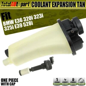 Coolant Expansion Tank w/ Sensor for BMW E36 320i 323i 325i E39 528i 17111723520 - Picture 1 of 8