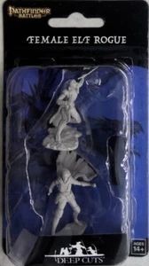 PATHFINDER BATALLAS CORTES PROFUNDOS MINIATURA NUEVO ~ HEMBRA ELFA PÍCARO - Imagen 1 de 2