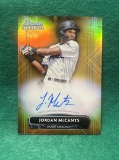 2022 Bowman Sterling Jordan McCants GOLD /50 PA-JM