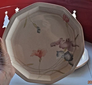 3 ~ Magic Moods Mikasa Craft Works Dinner Plate DQ201 Octagon 10 7/8" VTG 1984 - Picture 1 of 5