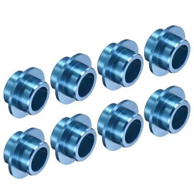 UXCELL 8 Pack Inline Achslager Abstandsstück Skating Radachse für Skates Roller Blau