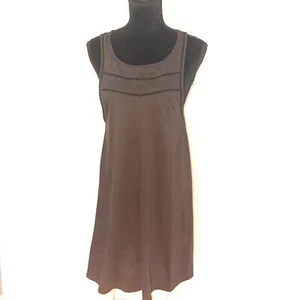 Lagaci Size Large Dress Pullover Tank Style Dark Gray Swing Bottom Stretchy  - Picture 1 of 7