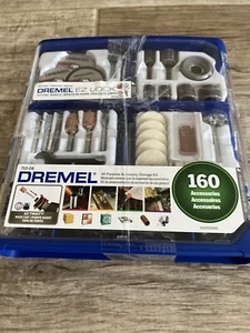 Dremel EZ Lock 160 Piece Aluminum Oxide All-Purpose Accessory Storage Kit 715-01 - Picture 1 of 4