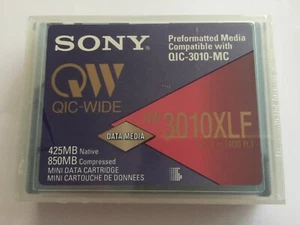 Sony QIC-Wide QW3010XLF Mini Data Cartridge 425MB/850MB - Sealed QIC-3010-MC - Bild 1 von 2