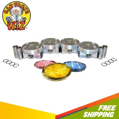 Pistões e anéis de motor compatíveis com 02-11 Acura RSX Honda Civic 2.0L K20A1 K20Z2 K20Z3 - Imagem 1 de 4