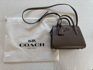 Coach Handbag Mocha Brown - Picture 1 of 9