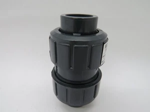 Chemline BTA005ES PVC Ball Check Valve EPDM 1/2" 150 psi NOP - Picture 1 of 2