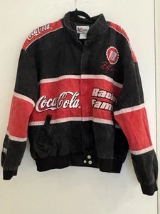 Auténtica chaqueta de carreras Coca-Cola. Hombre L. Unisex. Bordado. Vintage. - Imagen 1 de 11