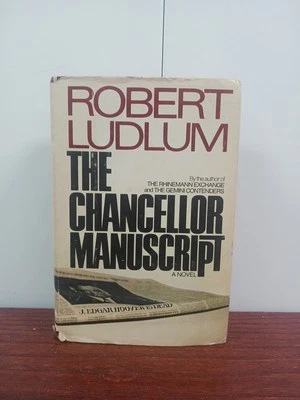 THE CHANCELLOR MANUSCRIPT ROBERT LUDLUM Book Club Edirio HC DJ Foto 1 de 4