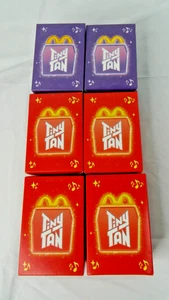 2025 McDonald’s Tiny Tan Happy Meal Spielzeug 6 Stück neue und alte Versionen - Bild 1 von 7