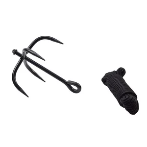 Tactical Climbing Ninja Grappling Hook Heavy Duty 35' Rope Bushcraft Boat Anchor - Picture 1 of 1