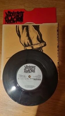 Violent Reaction S/t Vinyl Record Hardcore Punk Skinhead Metal Nwobhc Arms Race - Bild 1 von 2