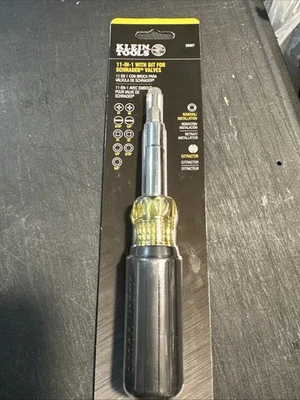 klein tools HVAC 11-in-1  w bit for schrader valves 32527 NEW SEALED - Image 1 of 4