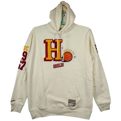 Houston Rockets Mitchell & Ness NBA XL XLarge Hoodie Chenille Stitch Logo NWT - Image 1 of 4