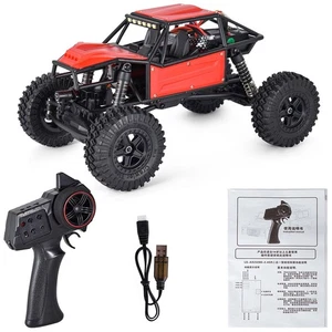 US Stock 15KM/H 1/18 4WD RC Crawler Car RTR Off Road Vehicle W/Battery Light - Picture 1 of 12